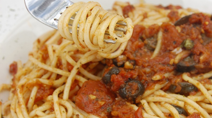 Spaghetti in Salsa Eoliana