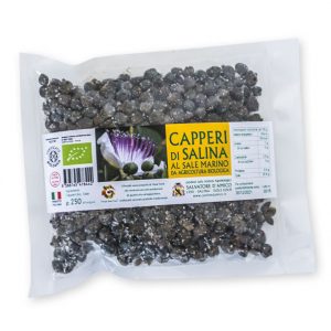 Capperi di Salina BIO al Sale Marino presidio Slowfood (Busta 250g) – D’Amico