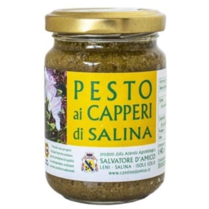 Pesto ai Capperi di Salina 140g – D’Amico