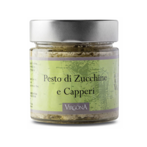 Pesto with Zucchini and Salina’s Capers